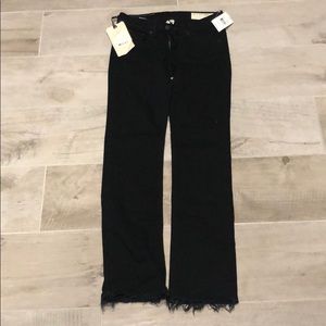 Rag & Bone straight leg black jeans size 25